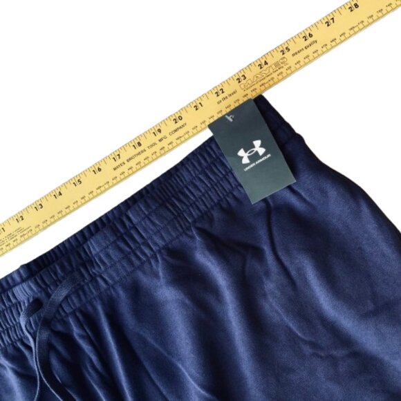 Under Armour Rival Fleece Sweatpants Straight Leg Men's 4XL TALL Midnight Navy - Picture 6 of 8
